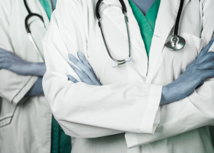 two doctors side by side